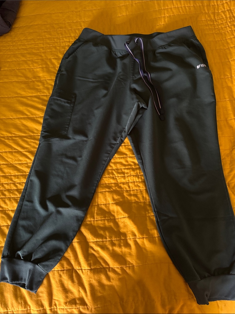 FIGS limited edition British Racing green Zamora scrub pants